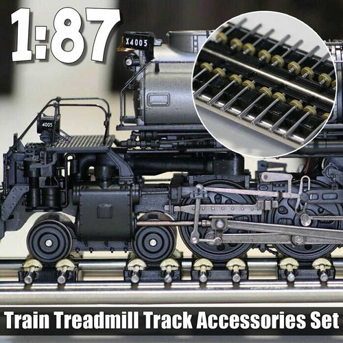 NEW 1/87 Model Train Ho Scale Accessories One-axis Module Treadmill Treadmill and Connecting Line